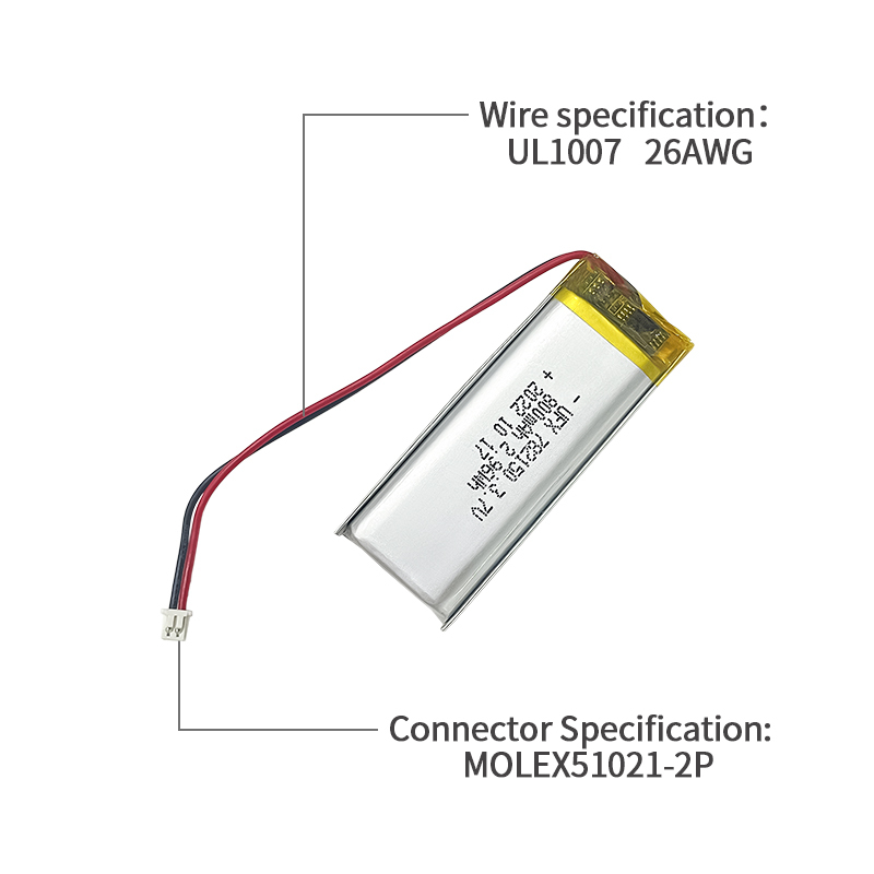 Chinese Li-po Cell Factory Customized VR Glasses Battery UFX782150  800mAh 3.7V Lithium-polymer Battery