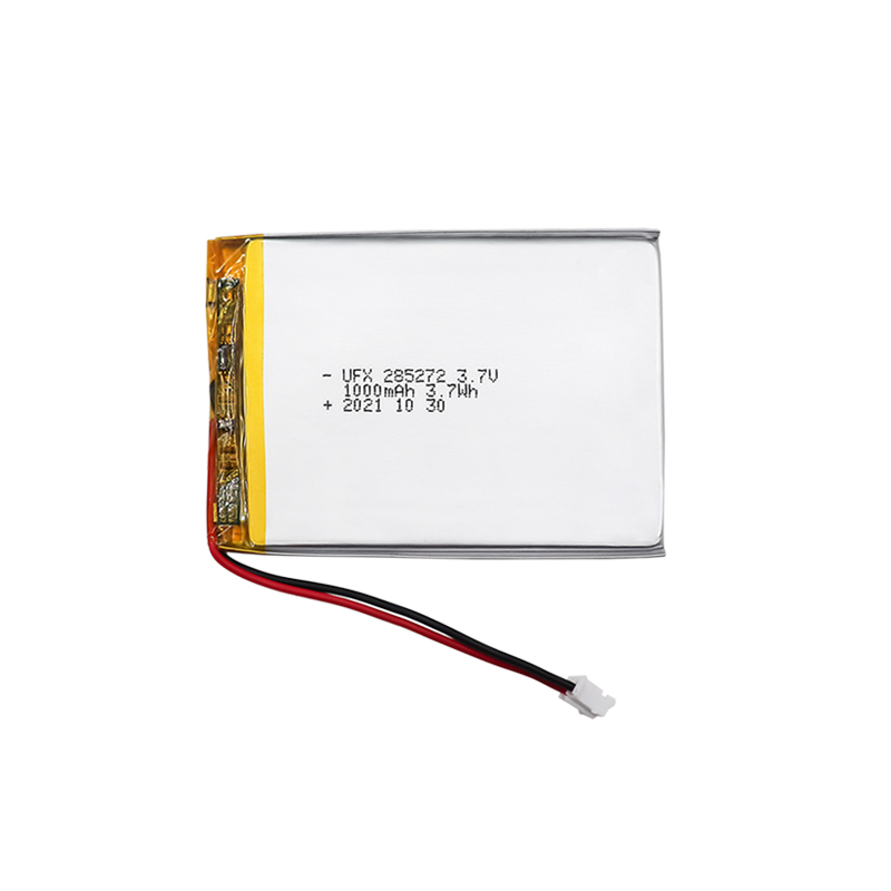 Li-po Cell Manufacturer Produce High Quality Rechargeable Battery for Beauty Instrument UFX 285272 1000mAh 3.7V UL Certificate