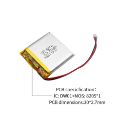 UFX 554141 1000mAh 3.7V UL인증서