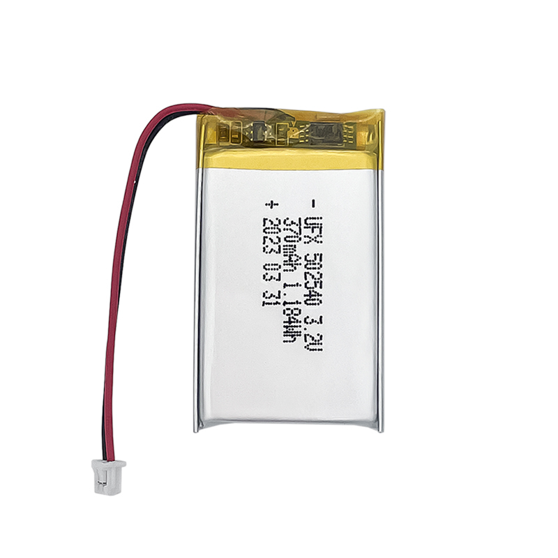 Professional Lithium-ion Cell Manufacturer LiFePO4 Battery Pack UFX 502540 370mAh 3.2V LiFePo4 Battery