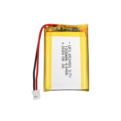 리튬 이온 폴리머 배터리 팩 맞춤형 충전식 배터리 UFX 653450 1200mAh 3.7V 충전식 리튬 폴리머 배터리 팩