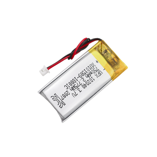 China Lipo Cell Factory Skin Cleansing Instrument Battery UFX 102040 750mAh 3.7V UL Certificate