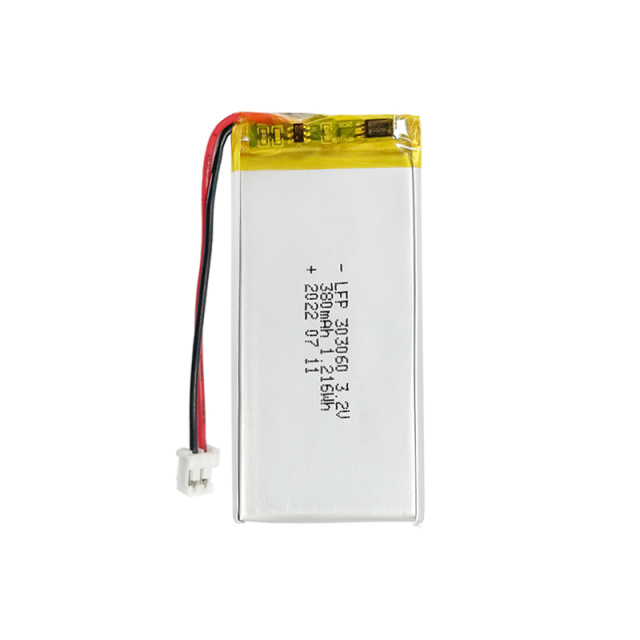 UFX303060 380mAh 3.2V China LiFeO4 Battery Factory Professional Custom
