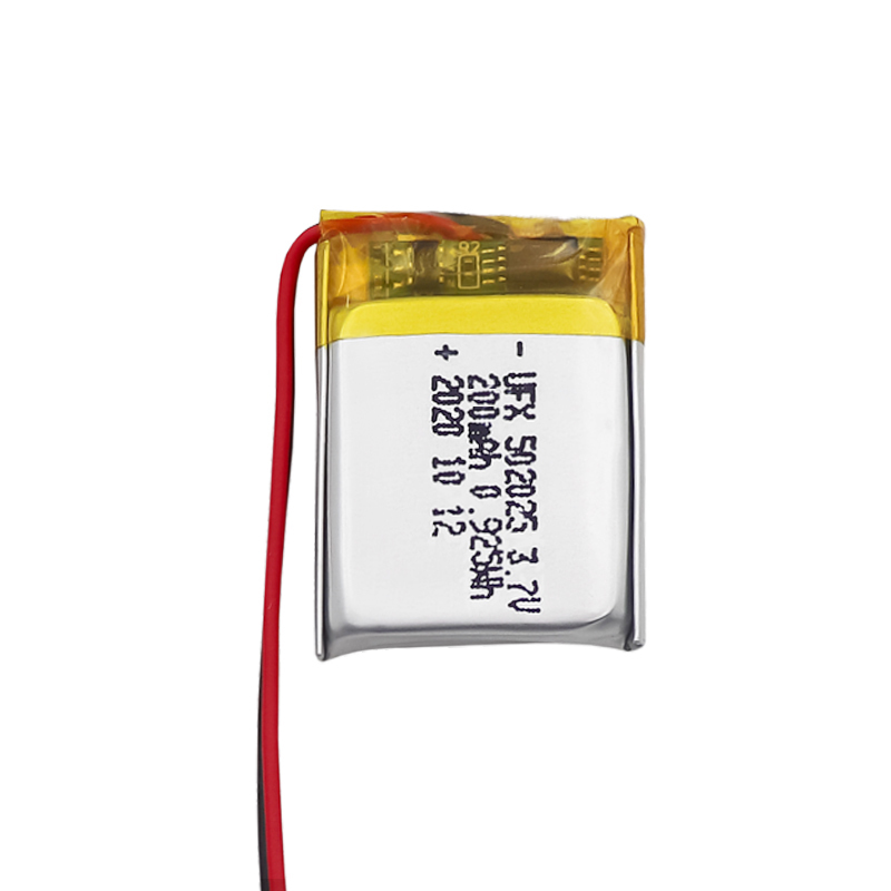 Lithium Ion Cell Factory Wholesale Lithium Polymer Batteries of Medical Device UFX 502025 200mAh 3.7V Li-ion Polymer Battery