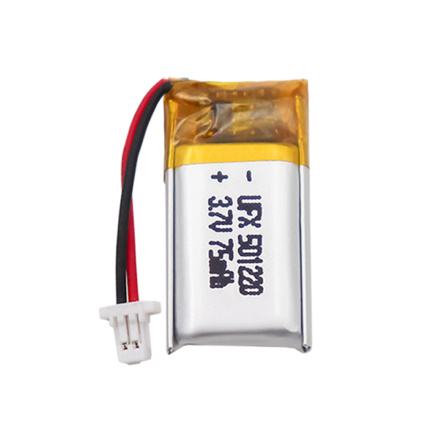 China Polymer Li-ion Cell Factory Wholesale Bluetooth Earphone Battery UFX 501220 75mAh 3.7V Rechargeable Battery