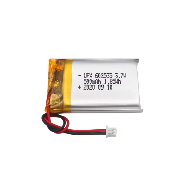 China Lithium Cell Factory Wholesale Rechargeable Battery for Medical Equipment UFX 602535 500mAh 3.7V