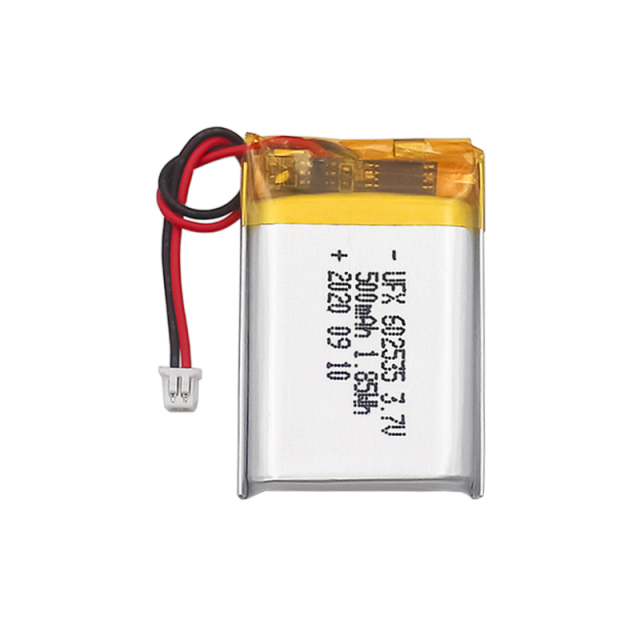 China Lithium Cell Factory Wholesale Rechargeable Battery for Medical Equipment UFX 602535 500mAh 3.7V