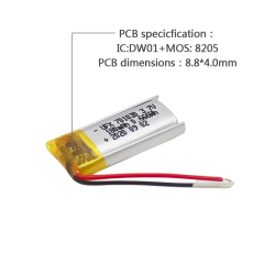 Li-polymer Cells Factory Supply Battery Pack for Car Equipment UFX 701030 180mAh 3.7V Mini Rechargeable Battery