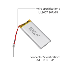 도매 리튬 이온 폴리머 배터리 로케이터용 도매 Li-po 배터리 UFX 803273 2000mAh 3.7V UL인증서