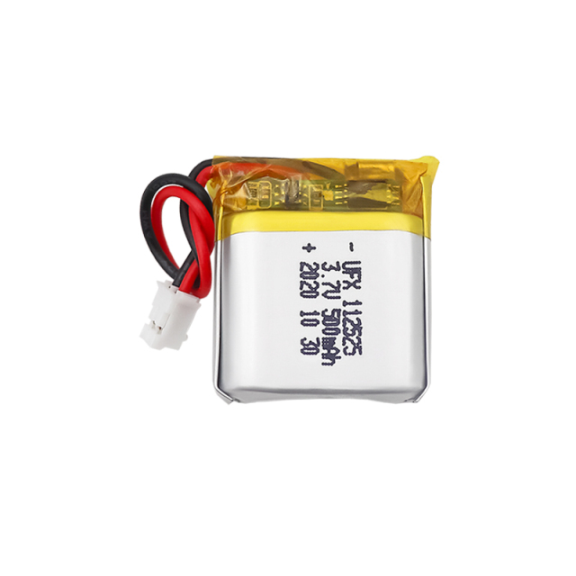 리튬 이온 폴리머 셀 공장 공급 Led 라이트 배터리 UFX 112525 500mAh 3.7V 소형 리폴리머 배터리