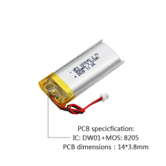 China Polymer Li-ion Cell Manufacturer Wholesale Facial Beauty Instrument Battery UFX 102045 950mAh 3.7V Rechargeable Lipo Battery