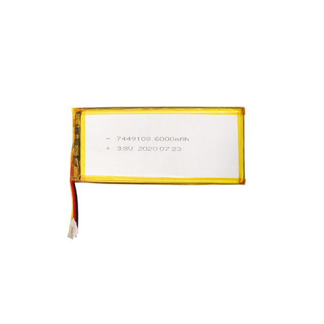 China Lithium-ion Cell Factory Professional Customized Breast Pump Li-polymer Battery UFX 7449108 6000mAh 3.8V Rechargeable Lithium-polymer Battery Pack