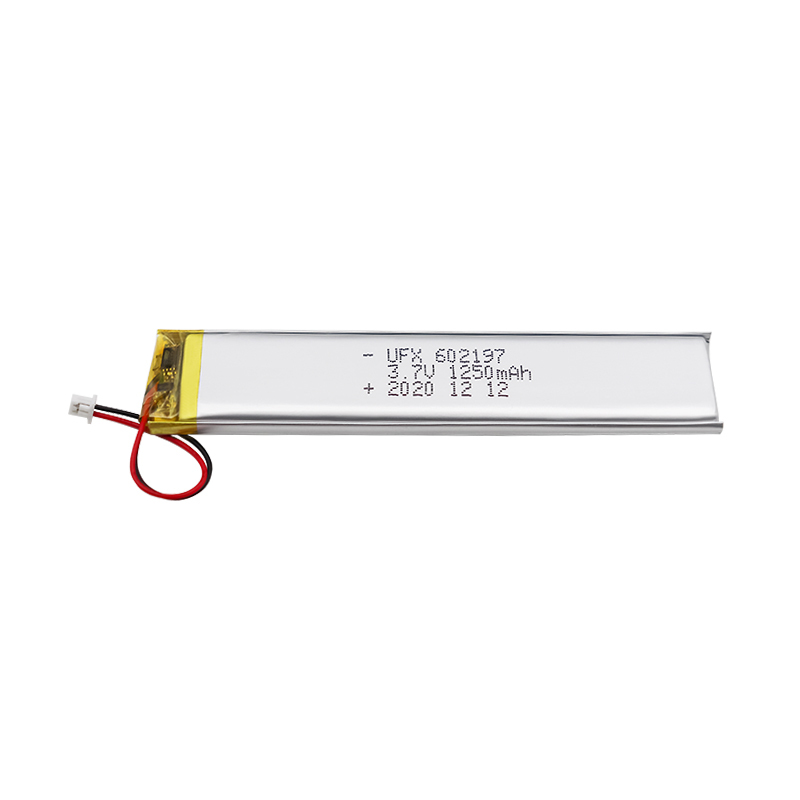 Professional Polymer Lithium-ion Cell Manufacturer Produce Bluetooth Speaker Battery UFX 602197 1250mAh 3.7V