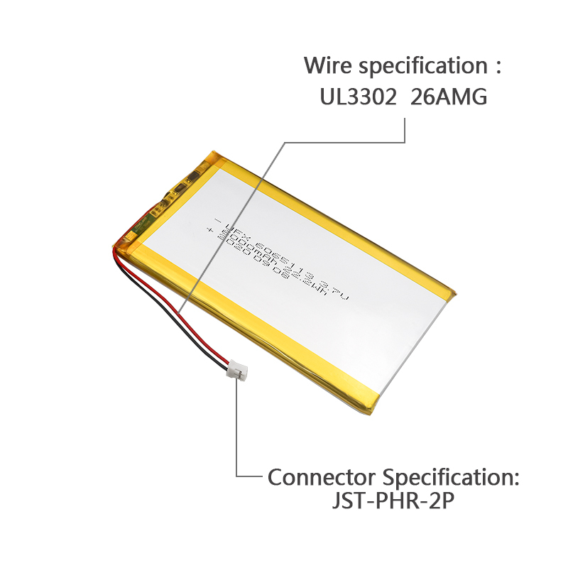 Li-ion Polymer Cell Manufacturer Wholesale High Quality Large Capacity Air Cleaner Battery UFX 6065113 6000mAh 3.7V Rechargeable Battery Pack