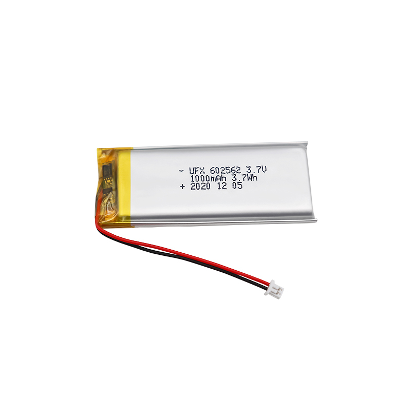 리튬 이온 폴리머 셀 공장 미용 기기용 폴리머 리튬 이온 배터리 도매 UFX 602562 1000mAh 3.7V 리튬 이온 폴리머 배터리(MSDS 포함)