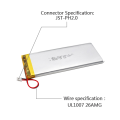 Chinese Lithium Cell Factory Supply Medical Equipment Battery UFX 8040135 5000mAh 3.7V Li-ion Polymer Battery Pack