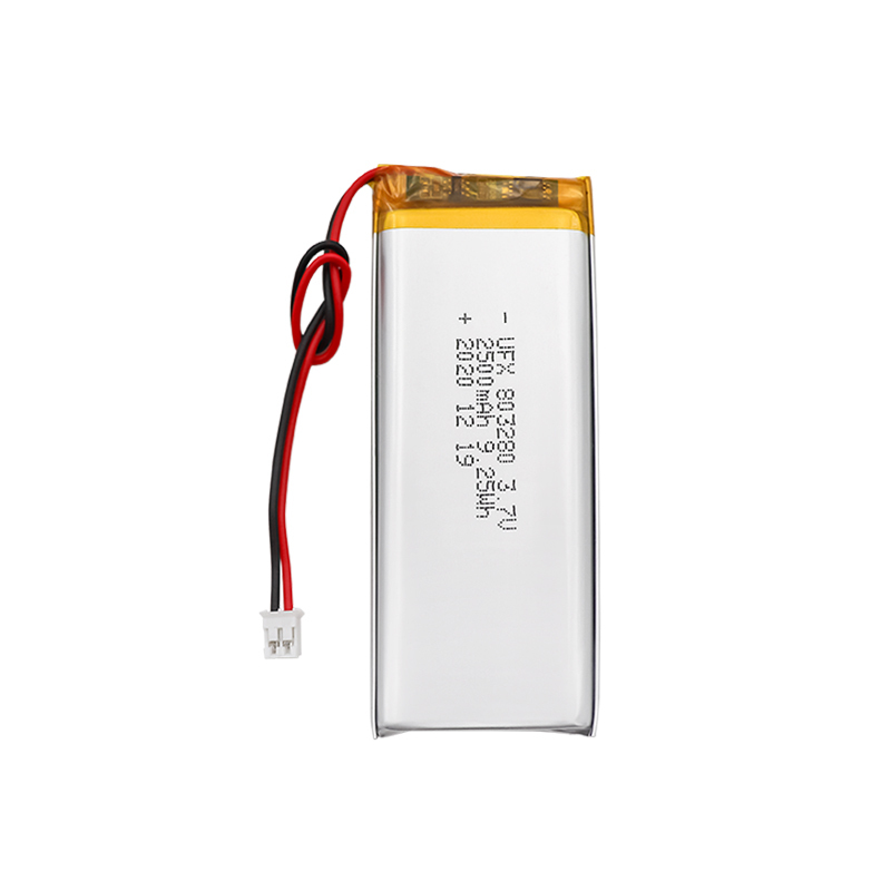 China Lithium Ion Cells Factory Customized Monitoring Equipment Battery UFX 803280 2500mAh 3.7V Li-ion Polymer Battery Pack