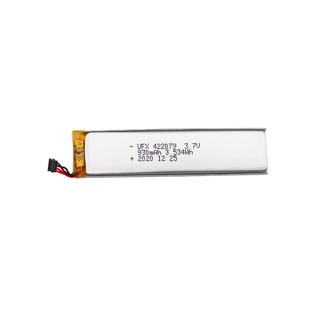 China Li-Polymer Cell Manufacturer Wholesale Electronic Doorbell Battery UFX 422079 930mAh 3.7V Rechargeable Lithium-ion Battery