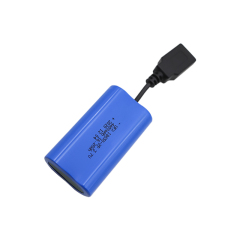 China Li-ion Battery Manufacturer Professional Customized Hand Warmer Rechargeable Lipo Battery UFX 18650-2P 4400mAh 3.7V Rechargeable Lithium-polymer Battery Pack