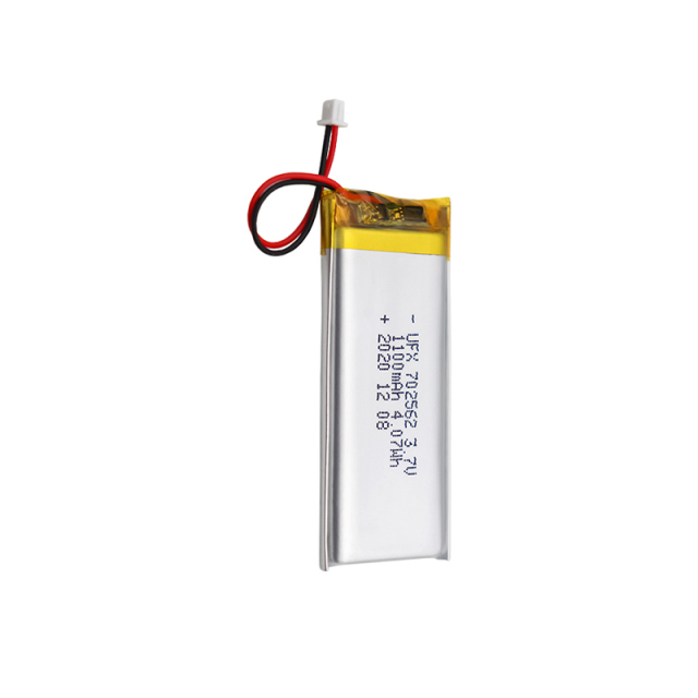 Chinese Lithium Cell Manufacturer Customized Monitoring Equipment Battery UFX 702562 1100mAh 3.7V Li-ion Polymer Battery With MSDS