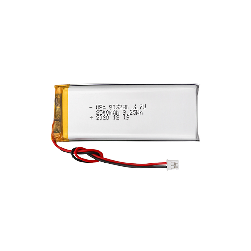 China Lithium Ion Cells Factory Customized Monitoring Equipment Battery UFX 803280 2500mAh 3.7V Li-ion Polymer Battery Pack