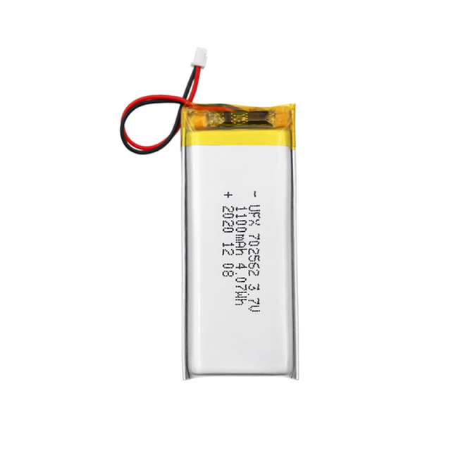 Chinese Lithium Cell Manufacturer Customized Monitoring Equipment Battery UFX 702562 1100mAh 3.7V Li-ion Polymer Battery With MSDS