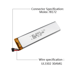 China Li-Polymer Cell Manufacturer Wholesale Electronic Doorbell Battery UFX 422079 930mAh 3.7V Rechargeable Lithium-ion Battery