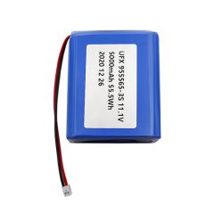 Professional Customized for Rechargeable Lithium-ion Polymer Battery for Smart Home Device UFX 955565-3S 5000mAh 11.1V Rechargeable Lithium-polymer Battery Pack