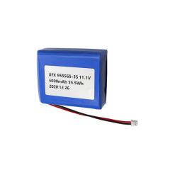 Professional Customized for Rechargeable Lithium-ion Polymer Battery for Smart Home Device UFX 955565-3S 5000mAh 11.1V Rechargeable Lithium-polymer Battery Pack