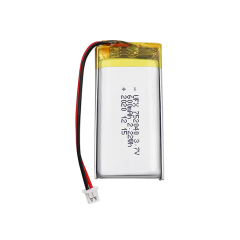 리튬 이온셀 공장 OEM 블루투스 이어폰 배터리 UFX 752040 600mAh 3.7V 리튬 폴리머 배터리