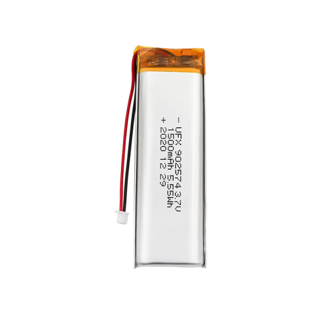 Chinese Lithium Cell Manufacturer Customized Smart Speaker Battery UFX 902574 1500mAh 3.7V Wholesale Physiotherapy Device Batteries