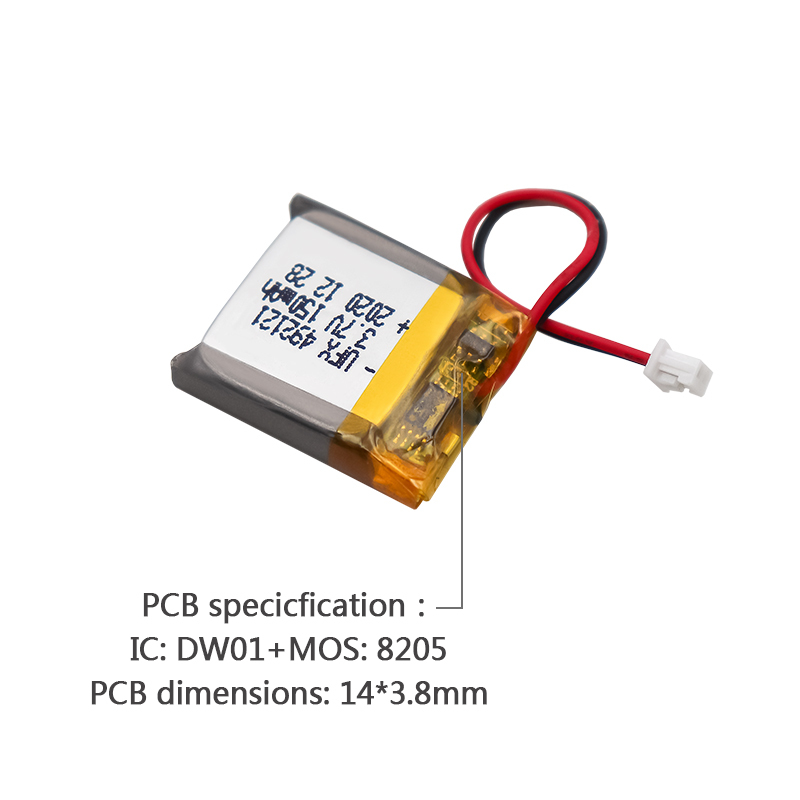 중국 리튬이온 전지 공장 블루투스 헤드셋 배터리 공급 UFX 492121 150mAh 3.7V 블루투스 스피커 배터리 생산