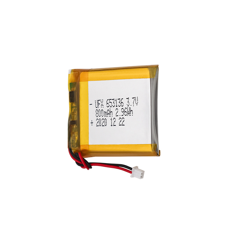 리튬 이온셀 공장 게이트웨이 알람 배터리 도매 UFX 653136 800mAh 3.7V 충전식 리튬 폴리머 배터리 팩