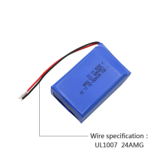 중국 LiPo셀 공장 미용기기 Li-po 배터리 UFX 603450-3S 1200mAh 11.1V 리튬 이온 재충전형 배터리 팩