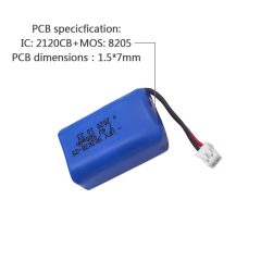 China Li-Polymer Cell Manufacturer Customized DVR Driving Recorder Battery UFX 902030-2S 500mAh 7.4V Polymer Li-ion Battery