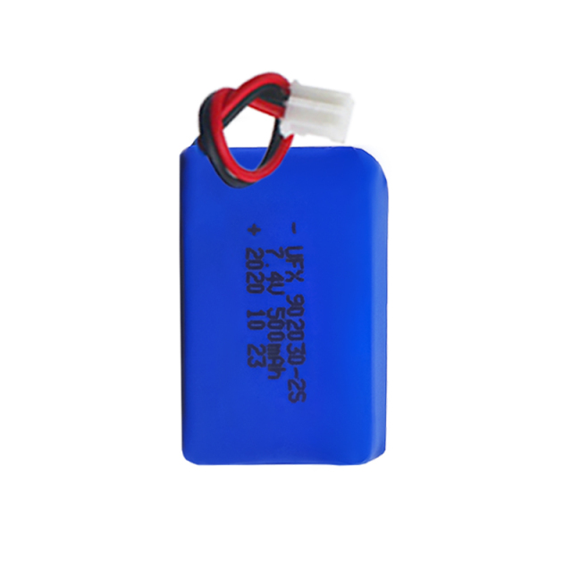 China Li-Polymer Cell Manufacturer Customized DVR Driving Recorder Battery UFX 902030-2S 500mAh 7.4V Polymer Li-ion Battery