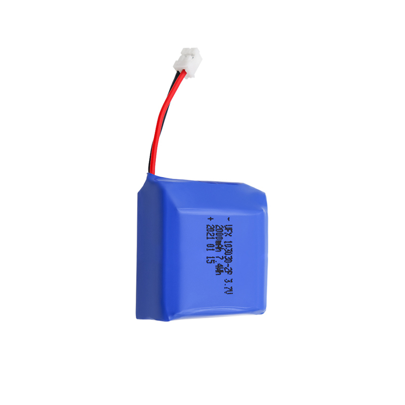China Best Lithium-ion Polymer Cell Manufacturer Large Supply Infrared Thermometer Li-ion Battery UFX 103030-2P 2000mAh 3.7V Rechargeable Cell