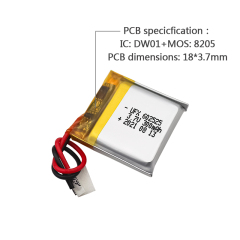 Lipo Cell Manufacturer Customized For Mosquito Repellent Lamp Rechargeable Batteries UFX 602525 300mAh 3.7V Rechargeable Battery
