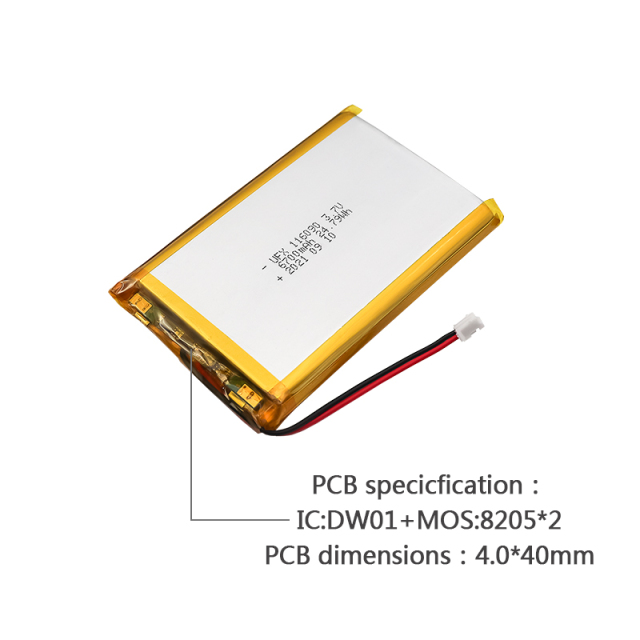 도매 리튬 이온 폴리머 배터리 도매 고품질 대용량 공기 청정기 배터리 UFX 116090 6700mAh 3.7V 리튬 이온 배터리 팩
