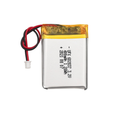 Lithium-ion Cell Factory Customized Heated Clothing Battery UFX 602837 400mAh 3.2V LiFePo4 Battery