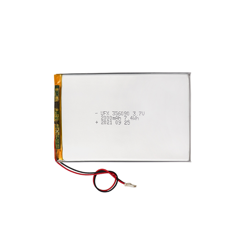 Chinese Lithium Cell Factory Customized DVR Driving Recorder Battery UFX 356090 2000mAh 3.7V Li-po Battery Pack