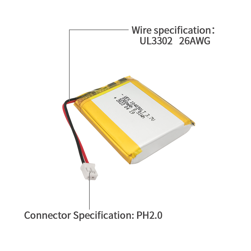 Lithium Ion Polymer Cell Factory Customized -40℃ Low Temperature Discharge Battery for Night Vision Device UFX 104050LT 2300mAh 3.7V -40℃ Discharge Lipo Battery