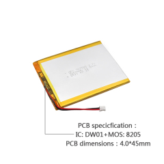 China Best Lithium-ion Polymer Cell Manufacturer Customized Smart Speaker Battery UFX 367599 3200mAh 3.7V Rechargeable Cell