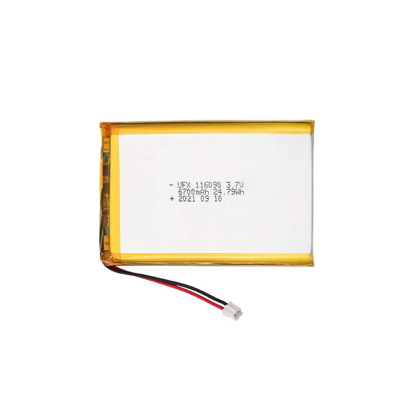도매 리튬 이온 폴리머 배터리 도매 고품질 대용량 공기 청정기 배터리 UFX 116090 6700mAh 3.7V 리튬 이온 배터리 팩