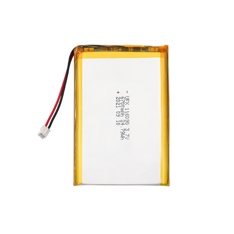 도매 리튬 이온 폴리머 배터리 도매 고품질 대용량 공기 청정기 배터리 UFX 116090 6700mAh 3.7V 리튬 이온 배터리 팩