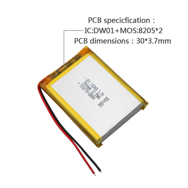 Lithium Cell Manufacturer Professional Custom Tablet Computer Battery UFX 105060 3500mAh 3.7V Li-ion Polymer Cell