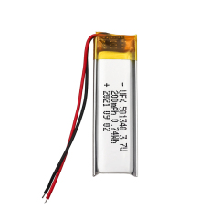 China Li-Polymer Cell Manufacturer High Quality Li-Polymer Cell for Translation Pen UFX 501340 200mAh 3.7V Li-Polymer Batteries
