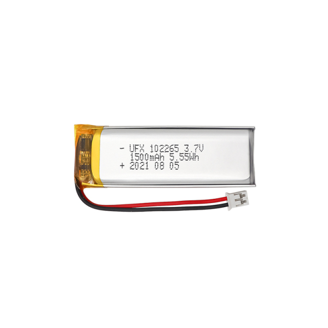Lithium Ion Cell Factory Customized DVR Driving Recorder Battery UFX 102265 1500mAh 3.7V UL Certificate