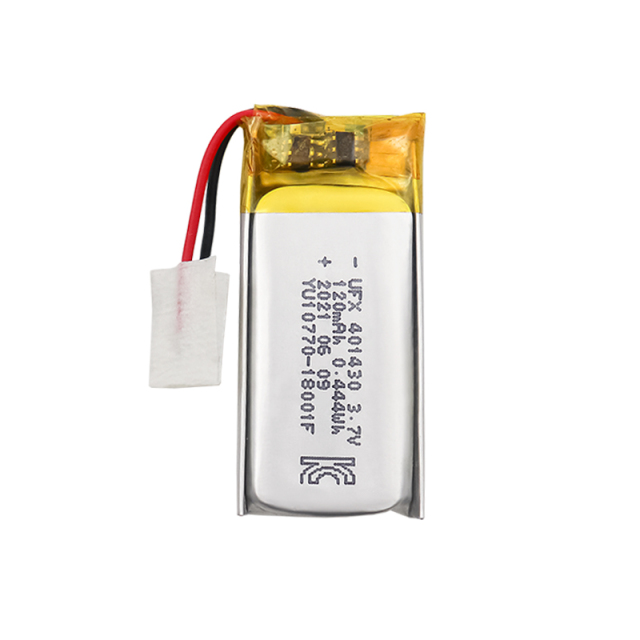 Chinese Lithium-ion Cell Manufacturer Customized For Mosquito Repellent Lamp Rechargeable Batteries UFX 401430 120mAh 3.7V Li-po Battery