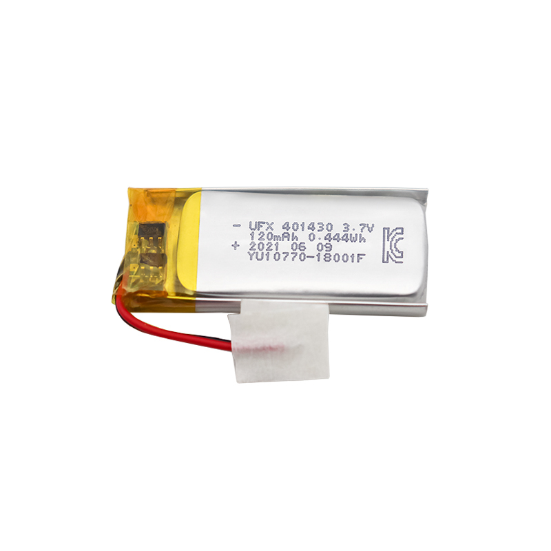 Chinese Lithium-ion Cell Manufacturer Customized For Mosquito Repellent Lamp Rechargeable Batteries UFX 401430 120mAh 3.7V Li-po Battery